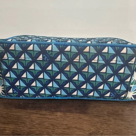 Tory Burch Blue Geometric Pattern Lunchbox - Picture 6 of 8